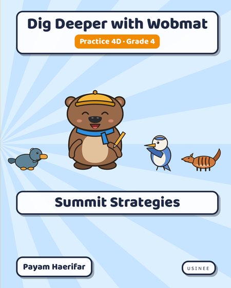 Front cover of Dig Deeper with Wobmat · Practice 4D: Summit Strategies
