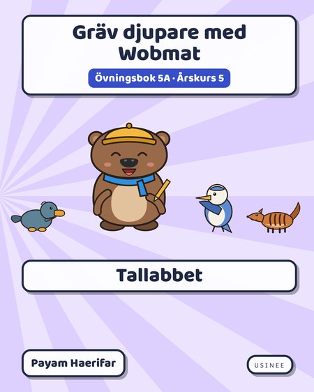 Omslaget till Gräv djupare med Wobmat · Övningsbok 5A: Tallabbet