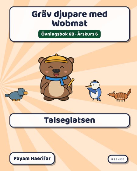 Omslaget till Gräv djupare med Wobmat · Övningsbok 6B: Talseglatsen
