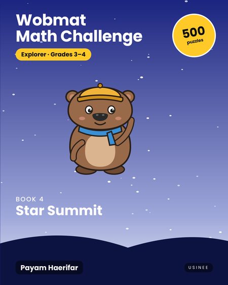 Front cover of Wobmat Math Challenge, Explorer Book 4: Star Summit